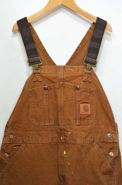 Carhartt ブラウンダックオーバーオール “ペンキ” - used&vintage box