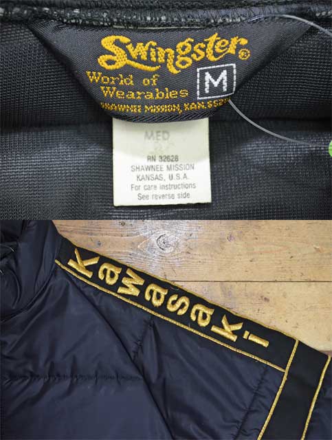 70-80's Swingster レーシングジャケット “KAWASAKI / DEADSTOCK