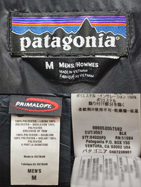 10's Patagonia ナノパフプルオーバージャケット “BLACK