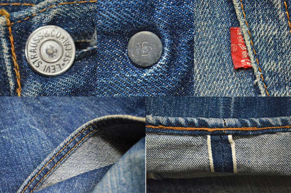 70's Levi's 501 66 single “鬼ヒゲ” - used&vintage box Hi-smile