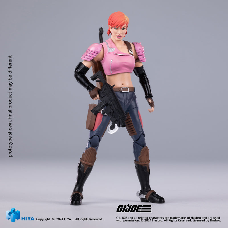 HIYA Exquisite Mini Series 1/18 Scale 4 Inch G.I.Joe Zarana Action Fig