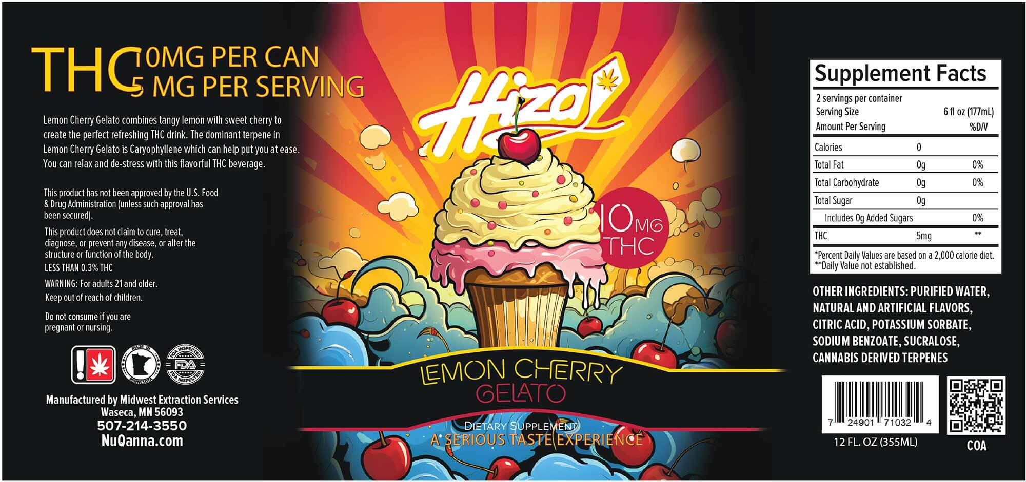 Lemon Cherry Gelato - Soothing – Hiza Kyte