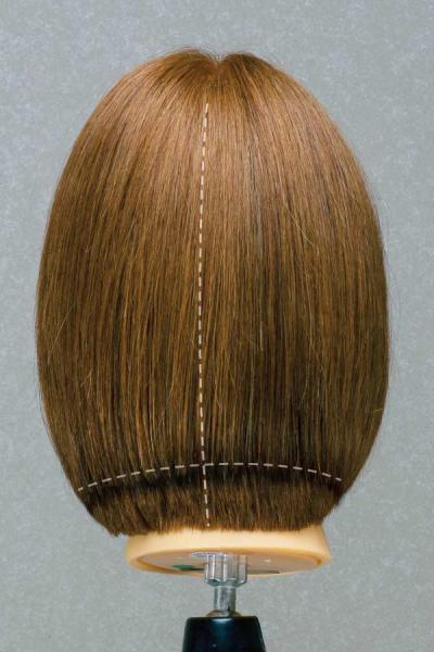 DuoColor 100%人毛 練習用 2色 カットウィッグ 12体セット｜美容ハサミ