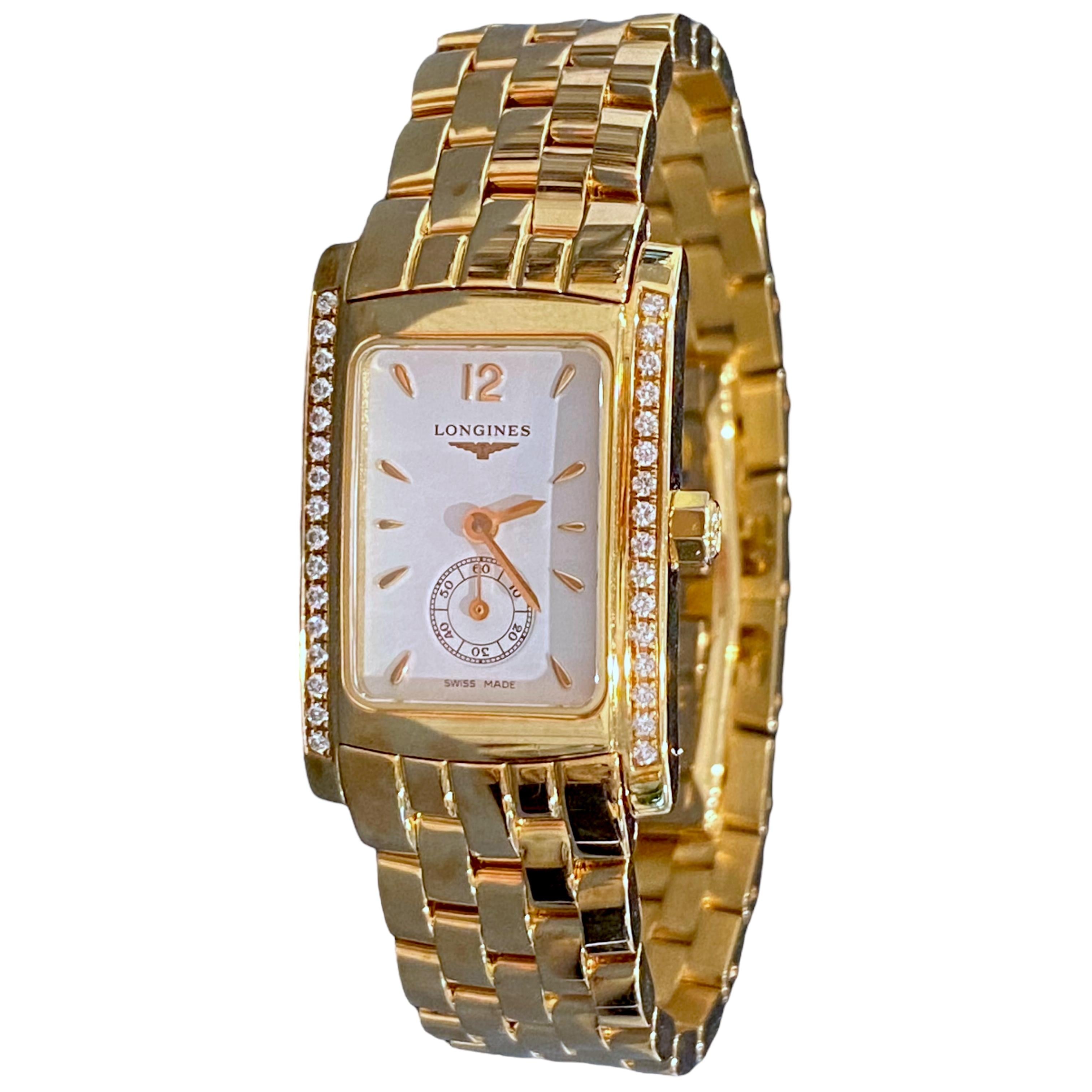 LONGINES DolceVita 18K Yellow Gold Diamond Watch - HIGH KARAT LLC