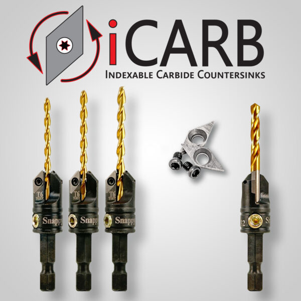 Snappy iCARB Carbide Countersink and Drill