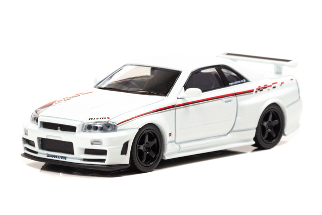 1/64 NISMO R34 GT-R Z-tune 2004 (Pearl White / with nismo stripe