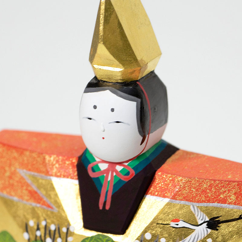 立雛（6号） 神泉作 – 奈良一刀彫 誠美堂