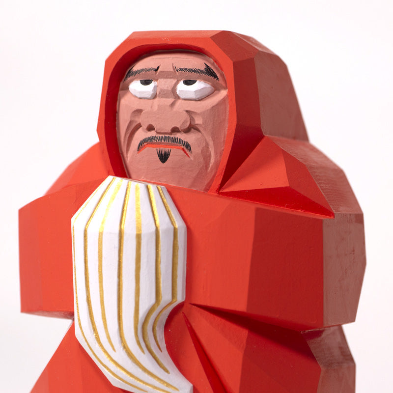 達磨（6号） 神泉作 – 奈良一刀彫 誠美堂