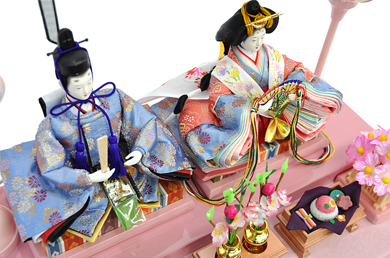雛人形 ひな人形 親王飾り ケース飾り【P85310】インターネット店だけ