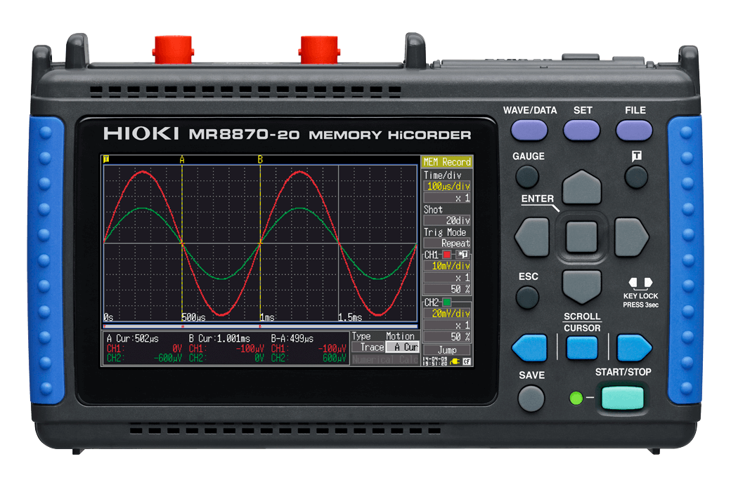 MEMORY HiCORDER MR8870 | HIOKI