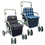 島製作所】シルバーカー デュオST| 手押し車 通販の【シルバーカー卸