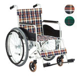 松永製作所】消毒可能シートAR-201B HB-AB 自走式車椅子 ｜車いすの