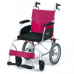 日進医療器】超軽量介助式車椅子 NAH-L7α Cパッケージ ｜車いすの格安