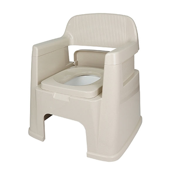 幸和製作所(TacaoF)】テイコブポータブルトイレ(背もたれ付) PT07