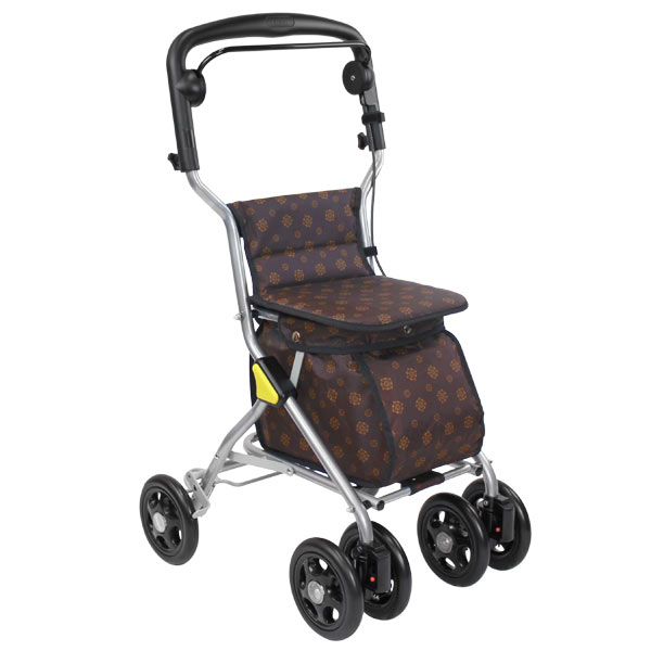 幸和製作所】シルバーカー ルミド SIMD02 ブラウン | 手押し車 通販の