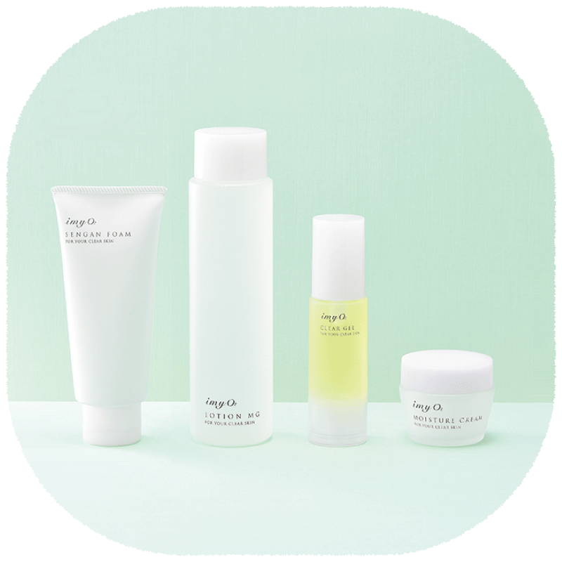 O2シリーズ一覧 : 無添加化粧品のIMY O2－マイナスイオン酸素水 | アイ