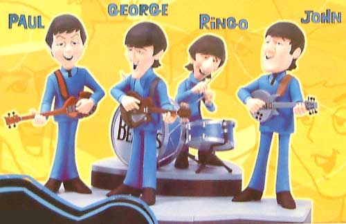 アニメ ビートルズ アニメ ビートルズ 4体セット (ジョン・ポール