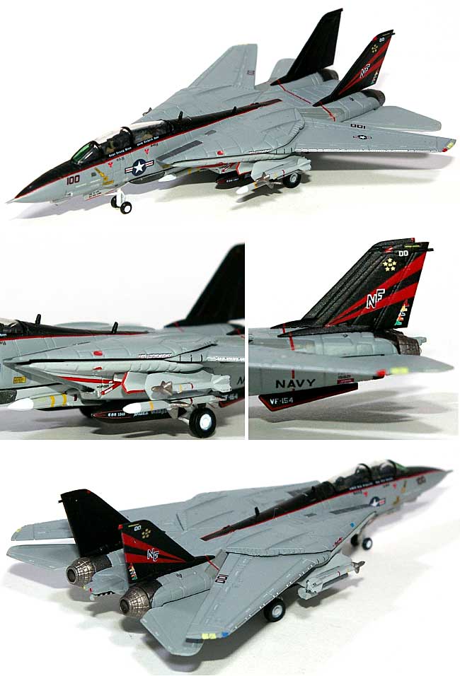 ホーガンウイングス F-14A トムキャット アメリカ海軍 VF-154 ブラック