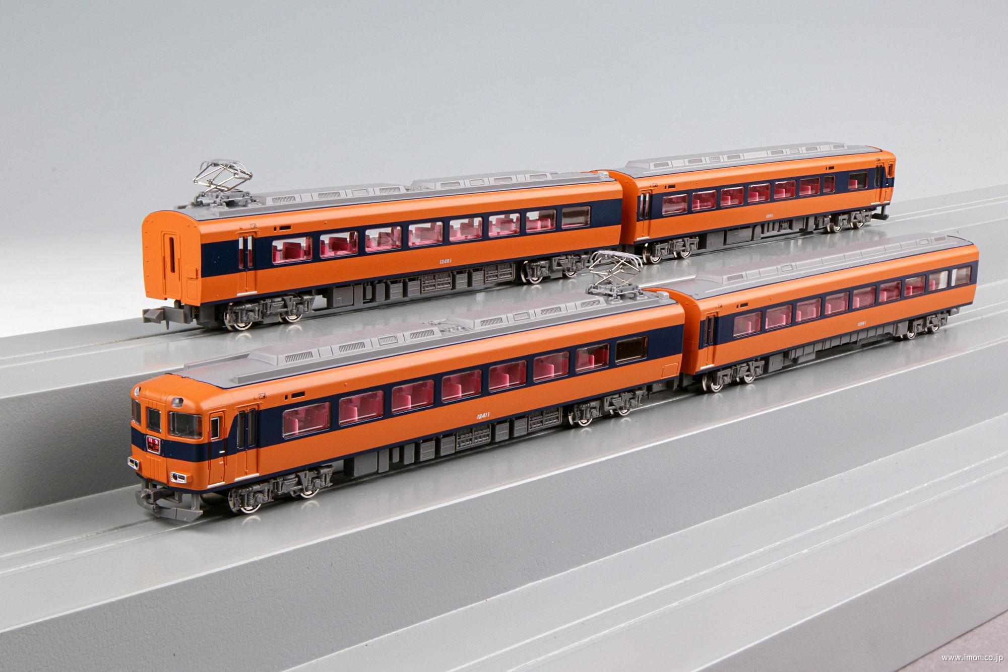 近鉄12410系 旧塗装・喫煙室付・貫通路開扉パーツ付 増結4両