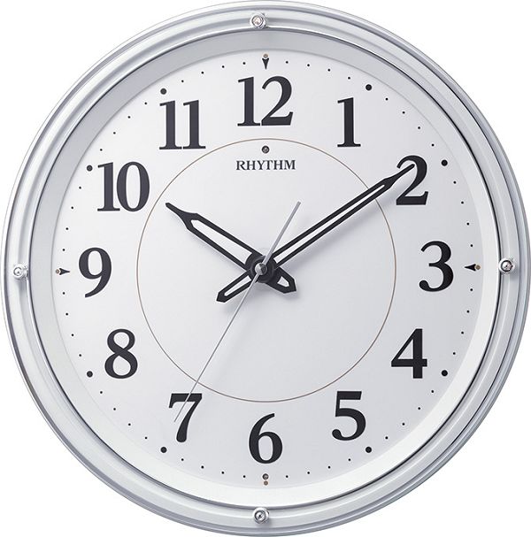 お部屋の明るさを感知して自動点灯します！ リズム電波掛け時計