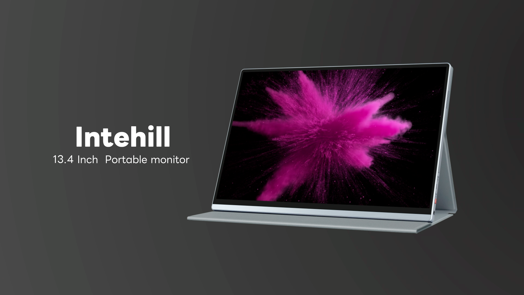 Intehill 4K Portable Monitor for Laptop and mini PC, 13.4 inch U13NA