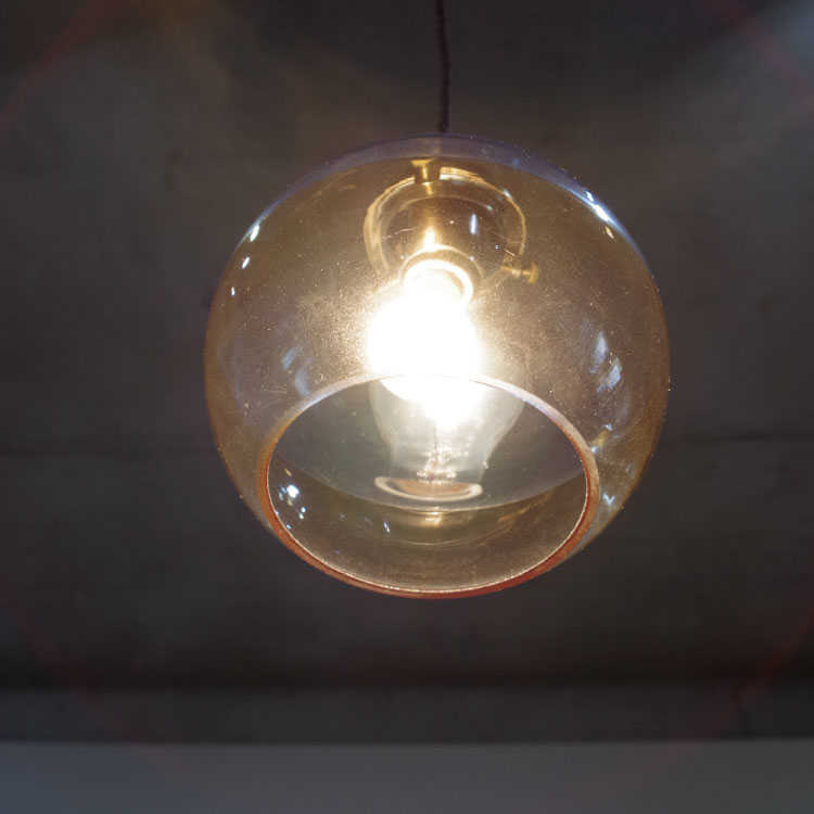 LT-3320 ツートンカラーガラス・1灯ペンダントライト（LED対応）