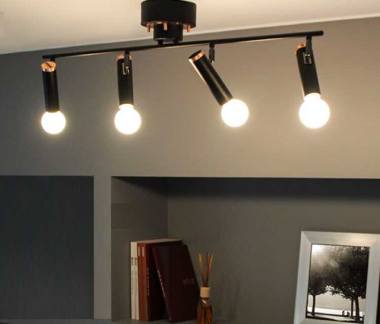 LT-4477 シーリングライト4灯シンプル｜ホワイト・ブラック