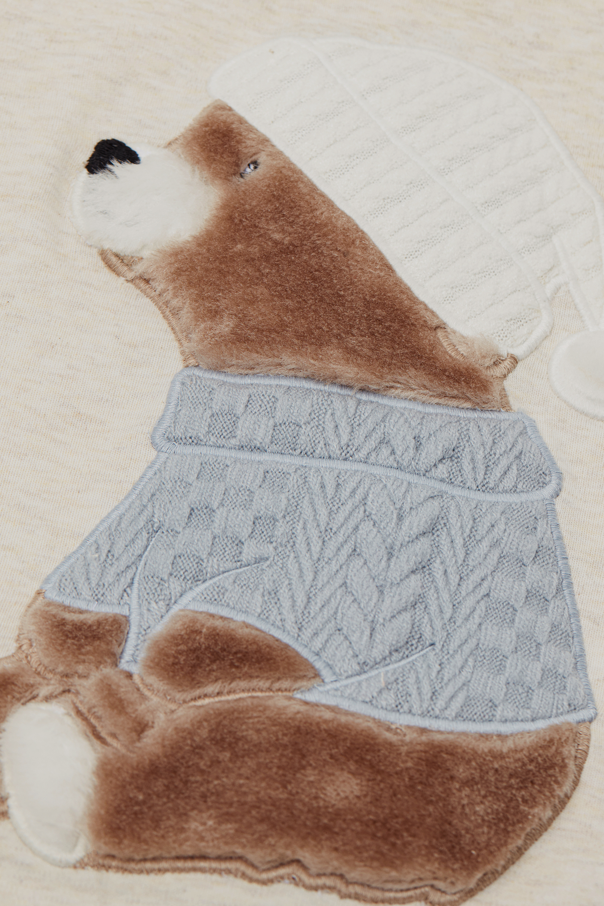 Winter Bear Long Cotton Pyjamas | Intimissimi