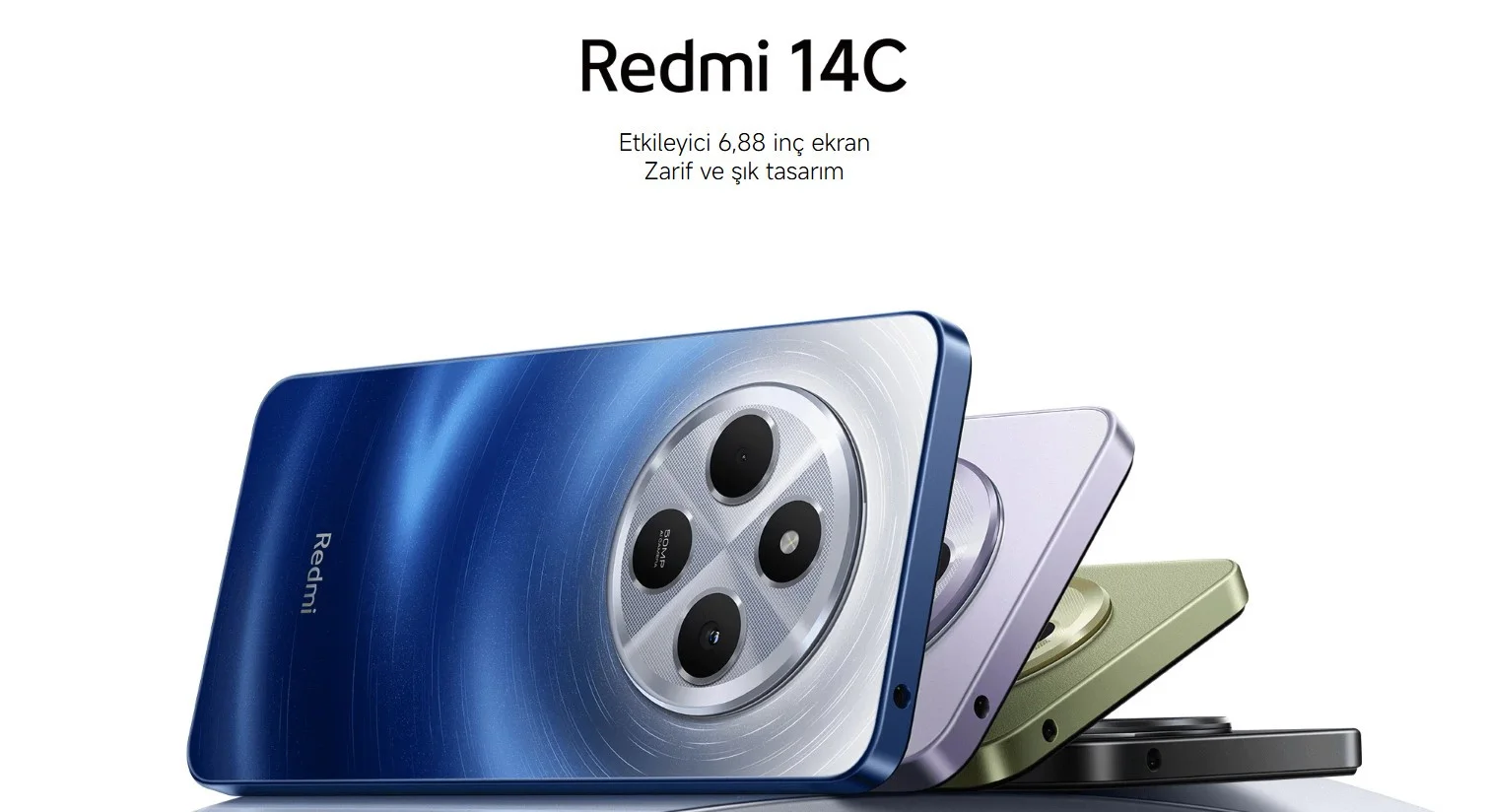 Xiaomi Redmi 14C 256GB 8GB RAM Yeşil Cep Telefonu – Xiaomi Türkiye