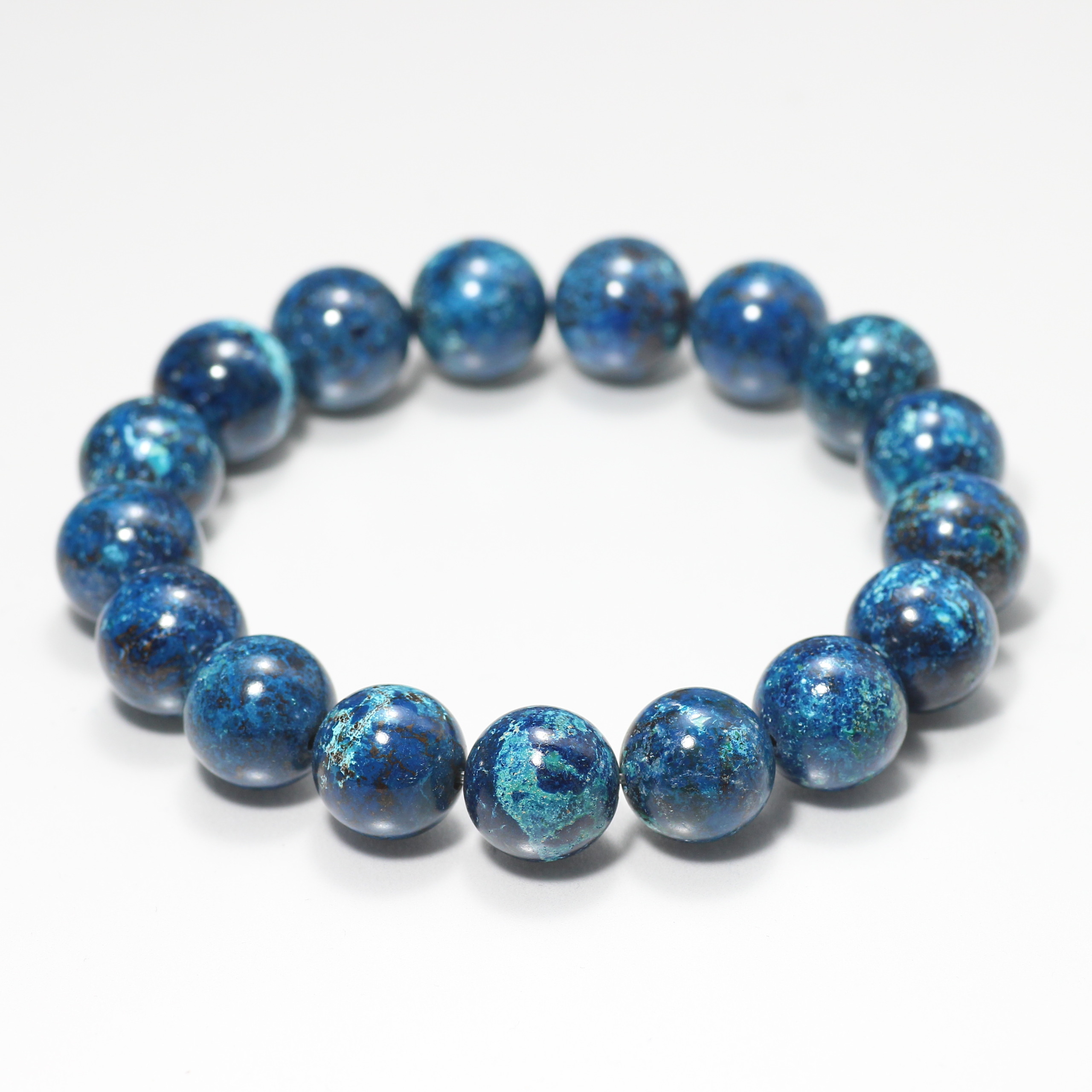 最高品質]ブルークリソコラブレスレット（約12mm玉） - 埼玉県吉川市の