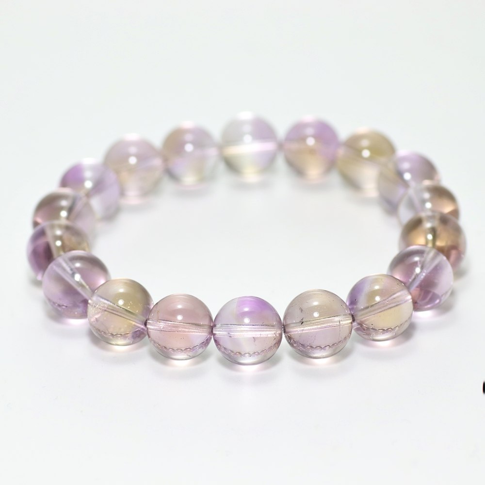 高品質++] 南米ボリビア産アメトリンブレスレット（約11.5mm玉