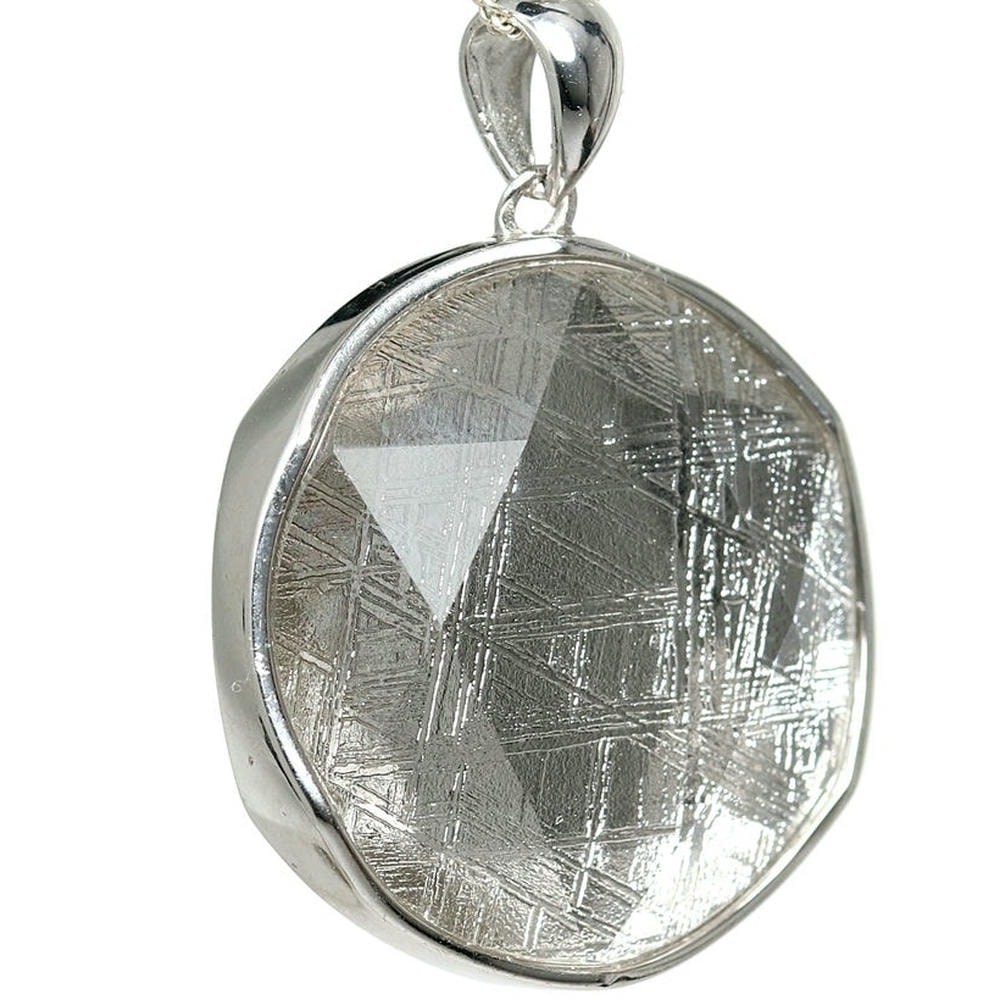 個別撮影/XLサイズ26-27mm]ギベオン隕石ヘキサゴンペンダントトップ