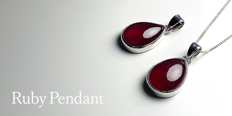 ルビーペンダント（ネックレストップ） - 埼玉県吉川市の天然石専門店