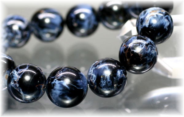 最高品質]ブルーピーターサイトブレスレット（約16mm玉） - 埼玉県吉川