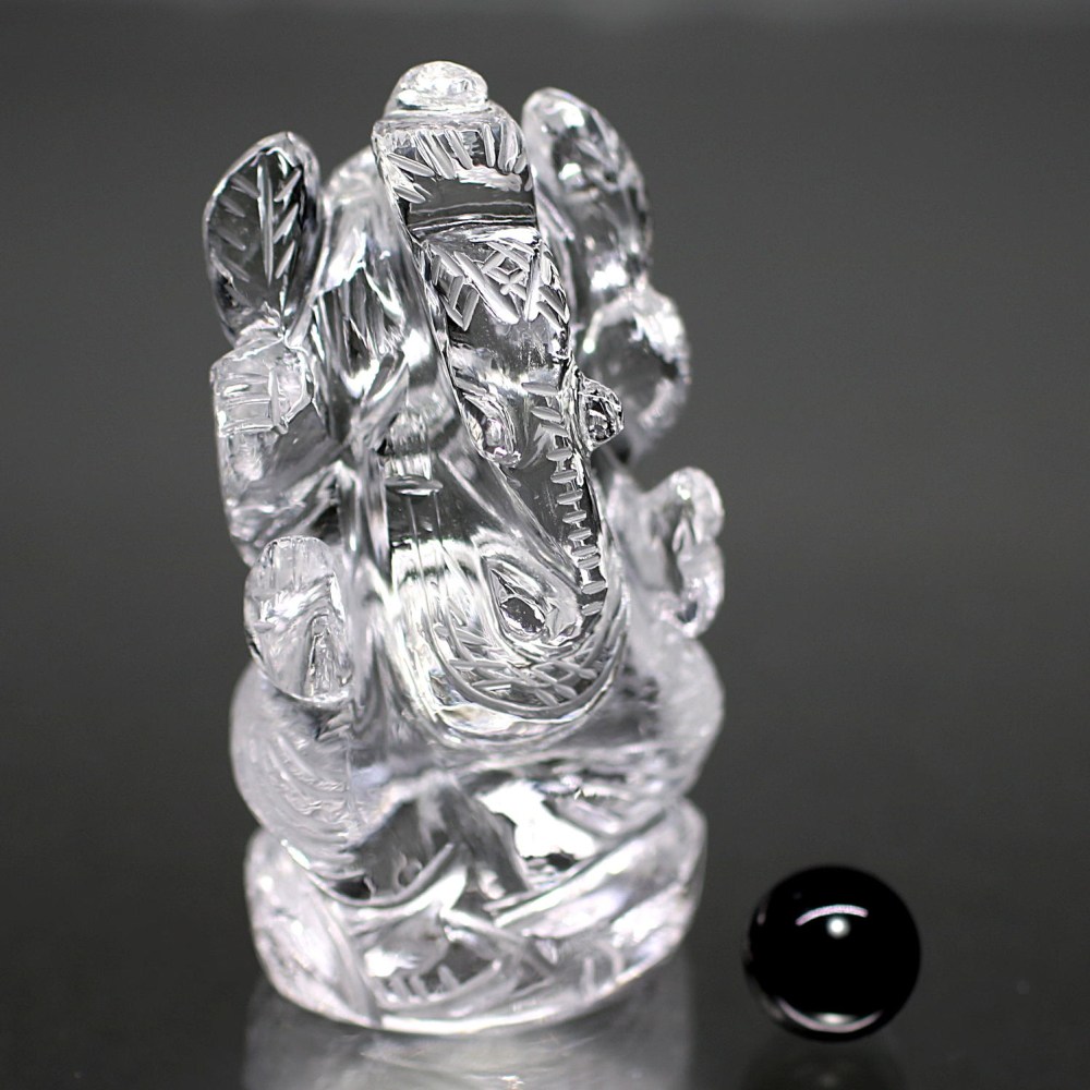 インド産]ヒマラヤ水晶ガネーシャ像（ミニサイズ） - 埼玉県吉川市の