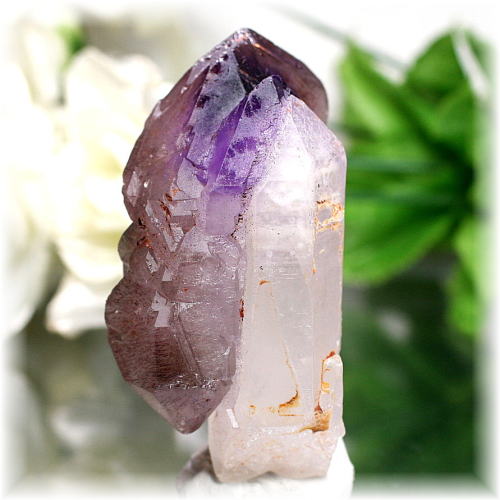 マダガスカル産]ゲーサイトインアメジストエレスチャル原石 - 埼玉県