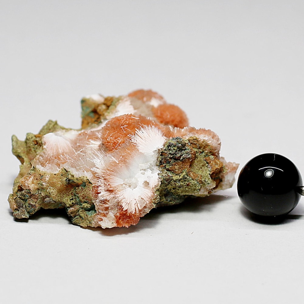 インド産]トムソナイト＆メソライト結晶原石 - 埼玉県吉川市の天然石