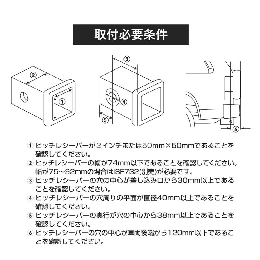 IOP57 INA530用ヒッチフレーム｜INNO（イノー）｜製品情報