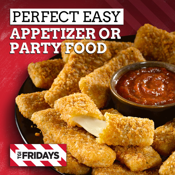TGIF Mozzarella Sticks Value Size Frozen Snacks with Marinara