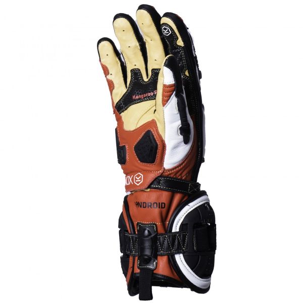 Motorcycle gloves Knox Handroid MK4 Red in stock | iCasque.co.uk