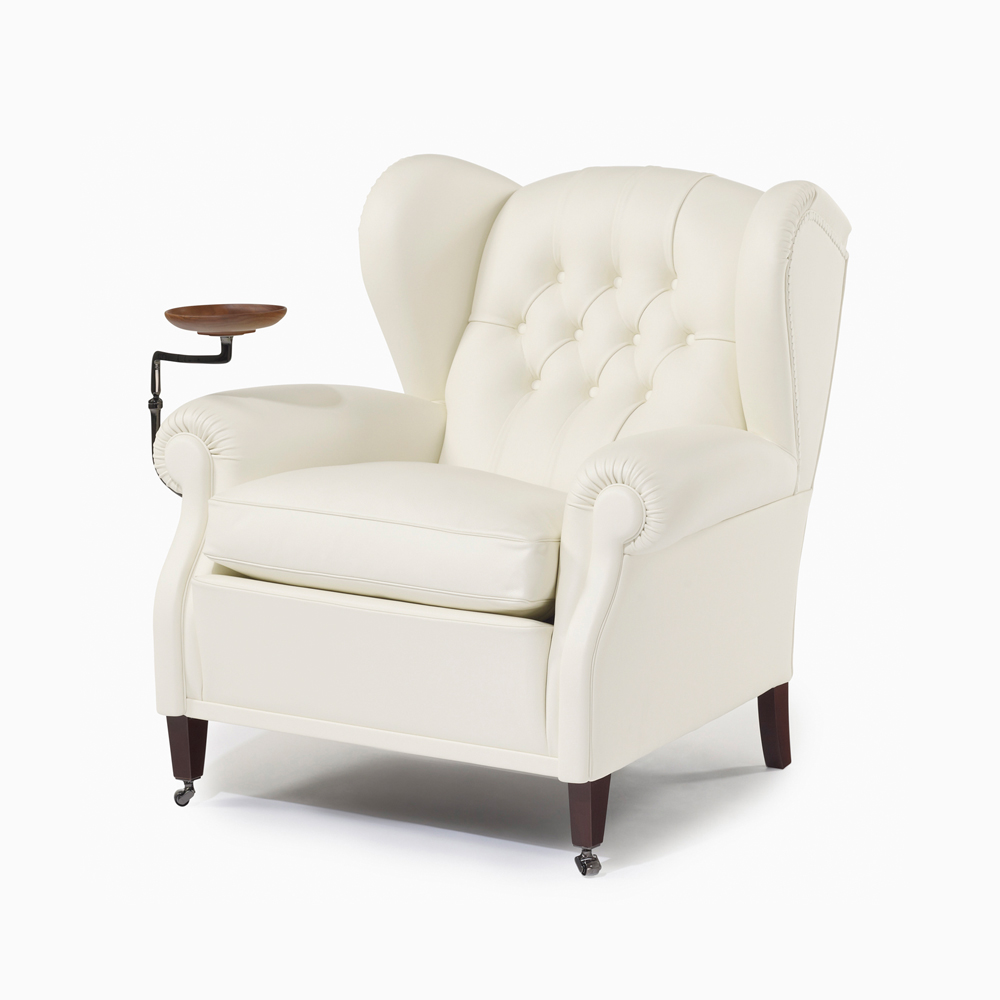 PoltronaFrau（ポルトローナ・フラウ）アームチェア「リラ」革ホワイト