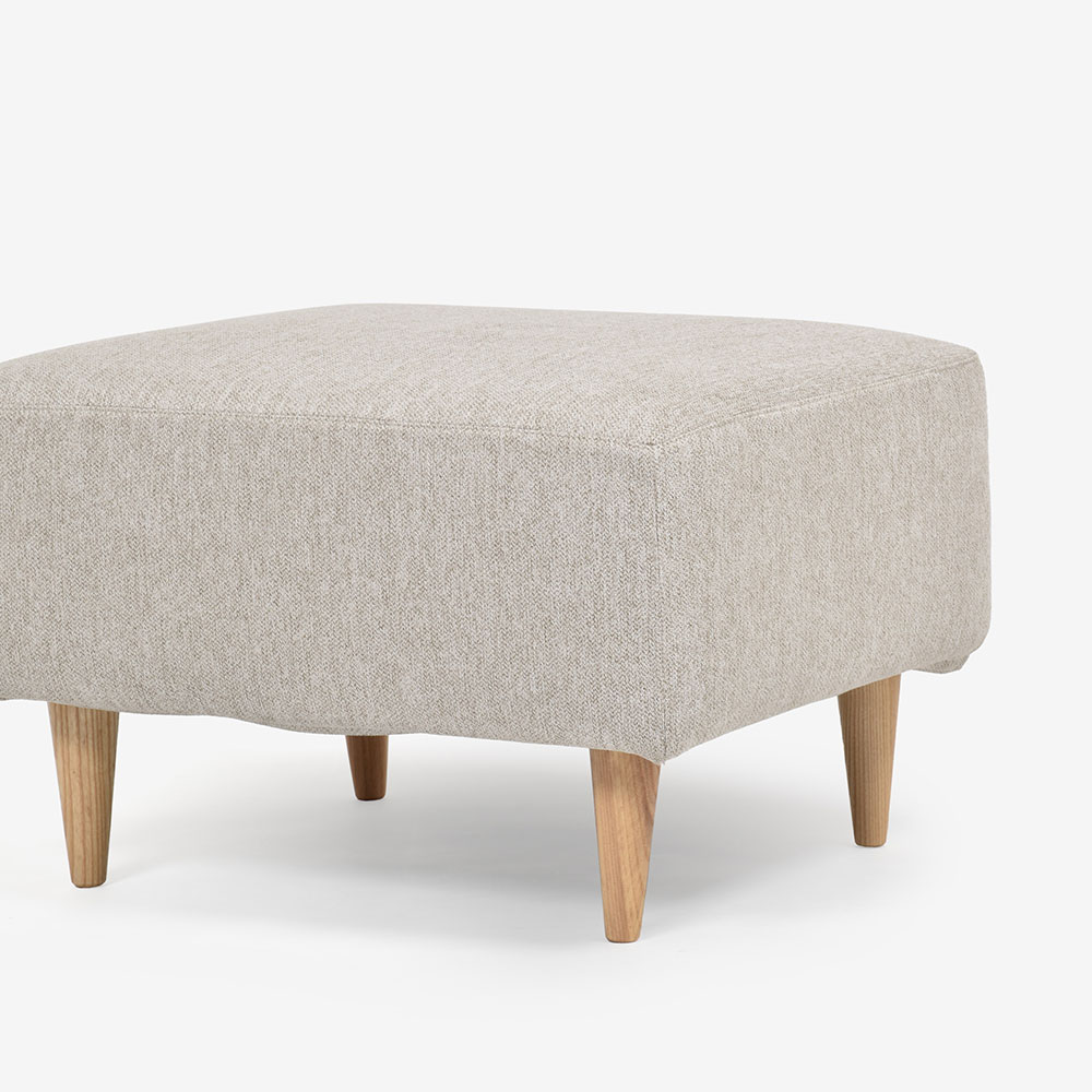 オットマン「CAS-D」布#SPフライデーナチュラル 脚部全3色 | 【公式