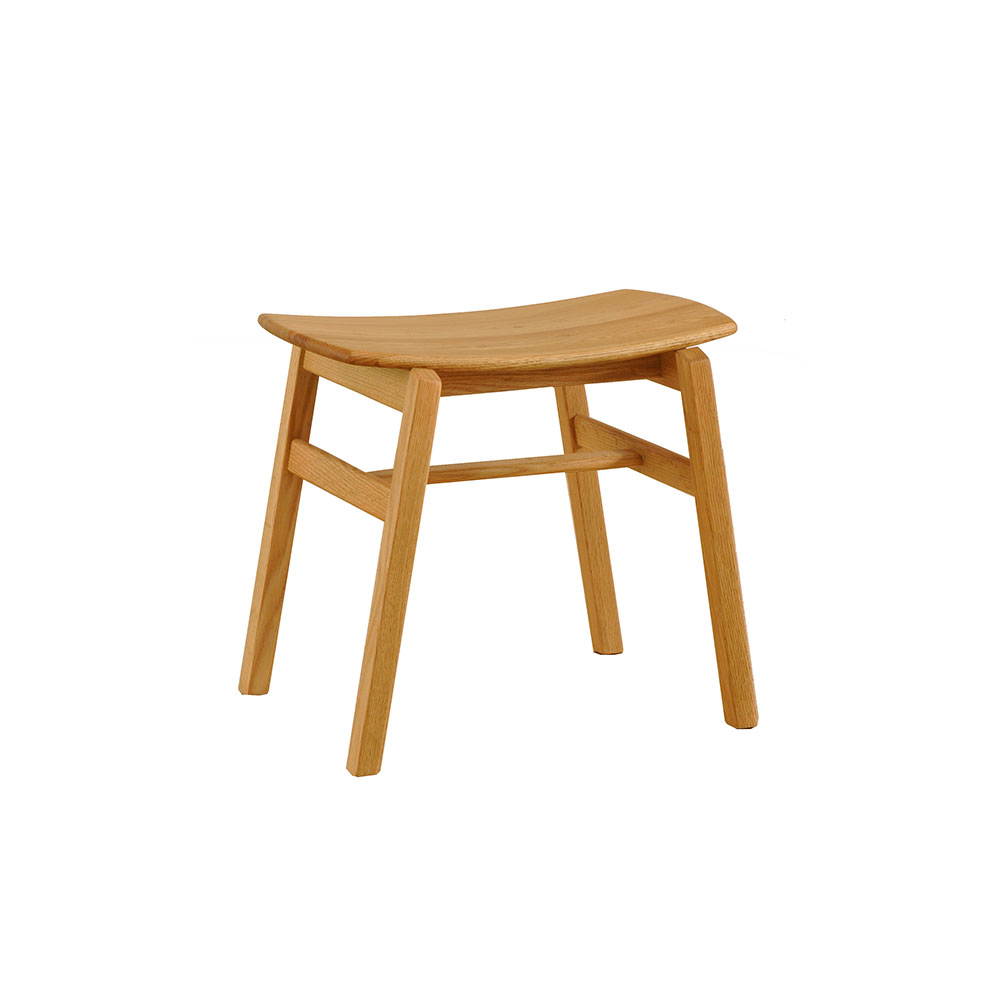 ダイニングチェア（半肘付き）「YUME2 205」オーク材NR色 座面PVC