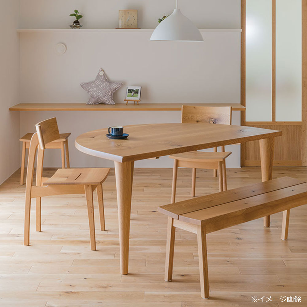 飛騨産業 ダイニングチェア「森のことば SN210」ホワイトオーク材（節