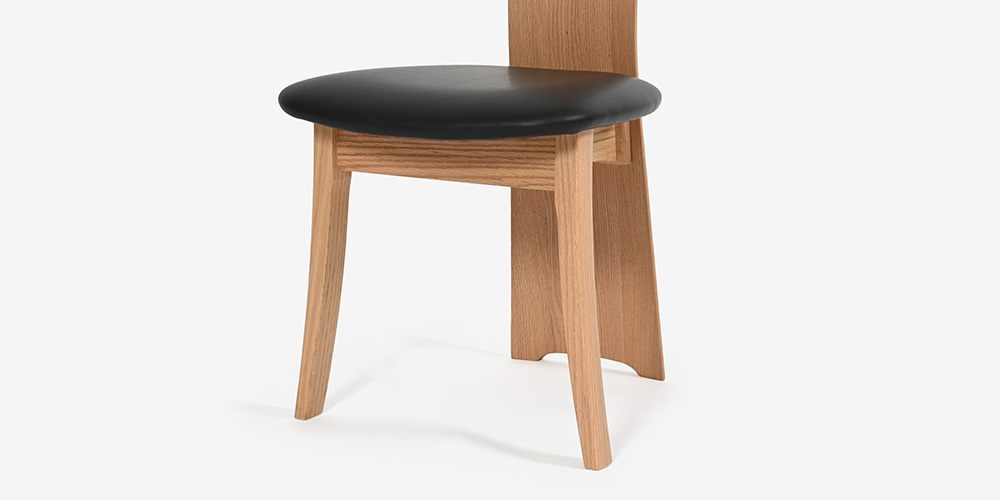 ダイニングチェア「フォルム2 OICL-201 WO」レッドオーク材WO色 合成