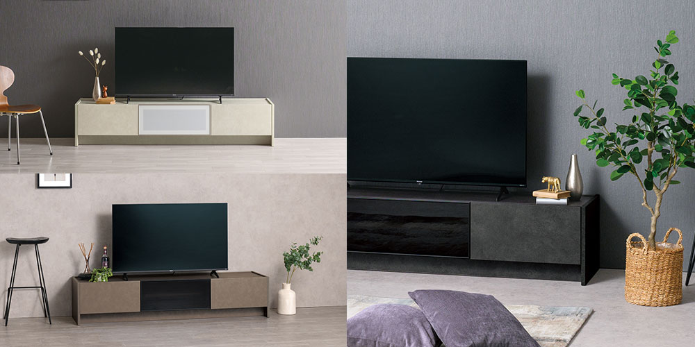 AYANO（綾野製作所）テレビボード「フォーカル」幅180cm 全3色