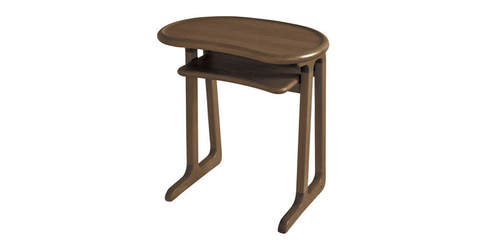 浜本工芸 サイドテーブル「No.5200・5204・5208」オーク材 全3色［No