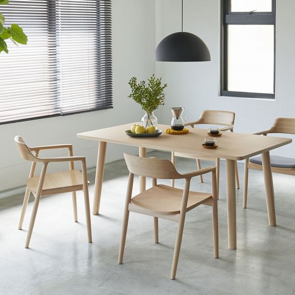 受注生産品】マルニ木工 HIROSHIMA DINING TABLE EXTENTION Walnut