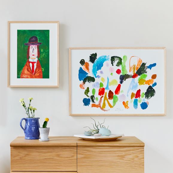 エディション】 柚木沙弥郎 「フランスの男」 2nd Edition｜版画