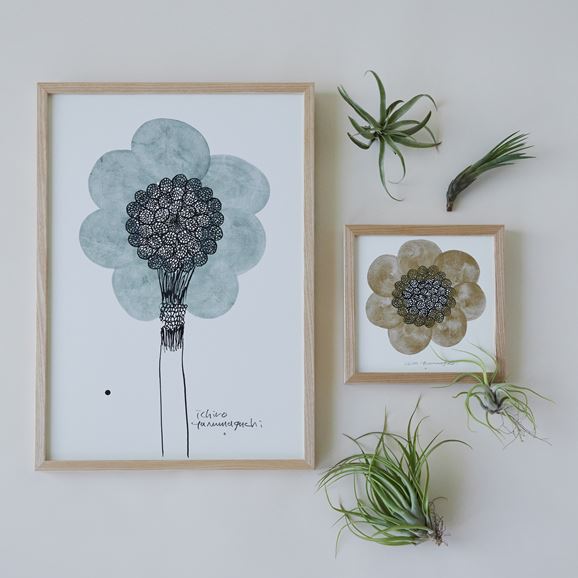 定番品】山口一郎 「HANA-green」｜ポスター｜IDEE SHOP Online